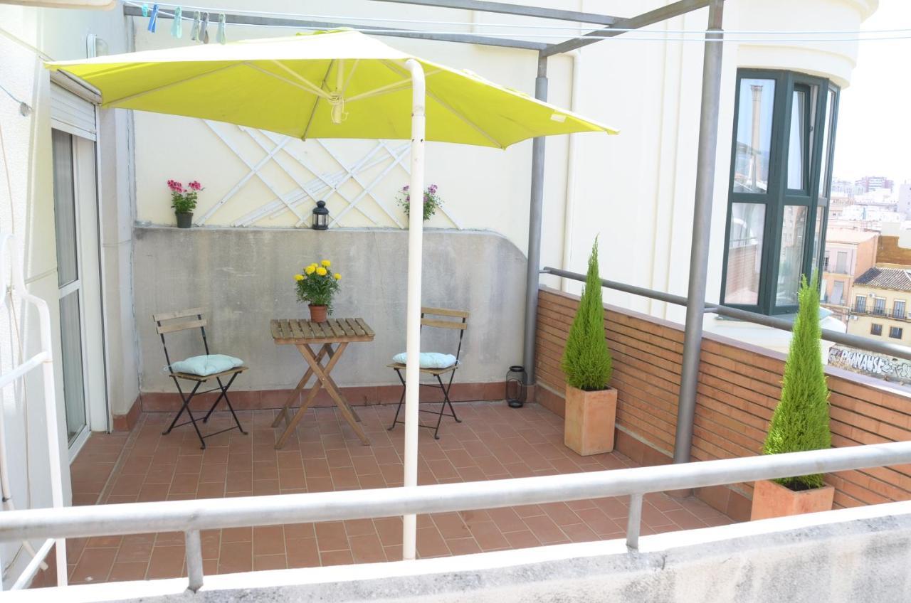 Habitacion Terraza Centro Málaga Kültér fotó
